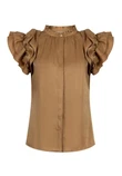 Aaiko Blouse GEZANA VIS 355 Bruin 1