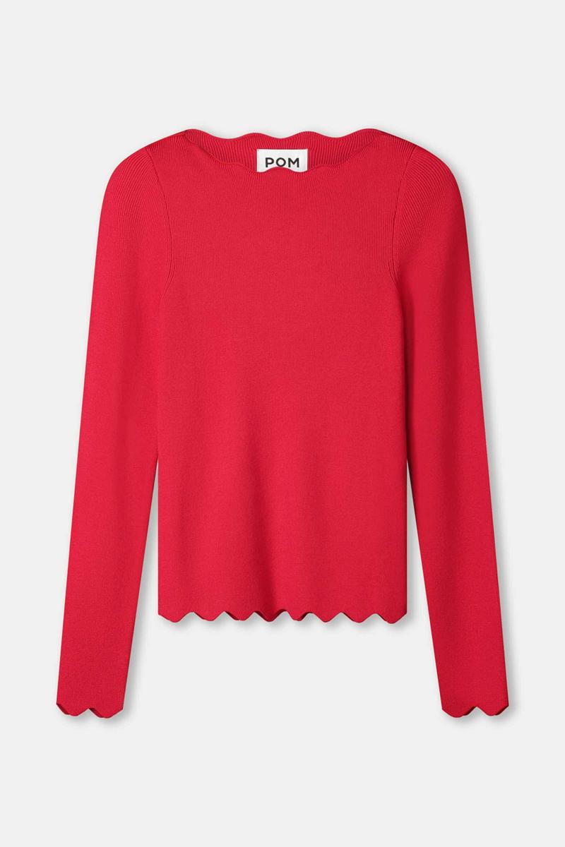 POM Amsterdam Longsleeve Bodhi Rood 2