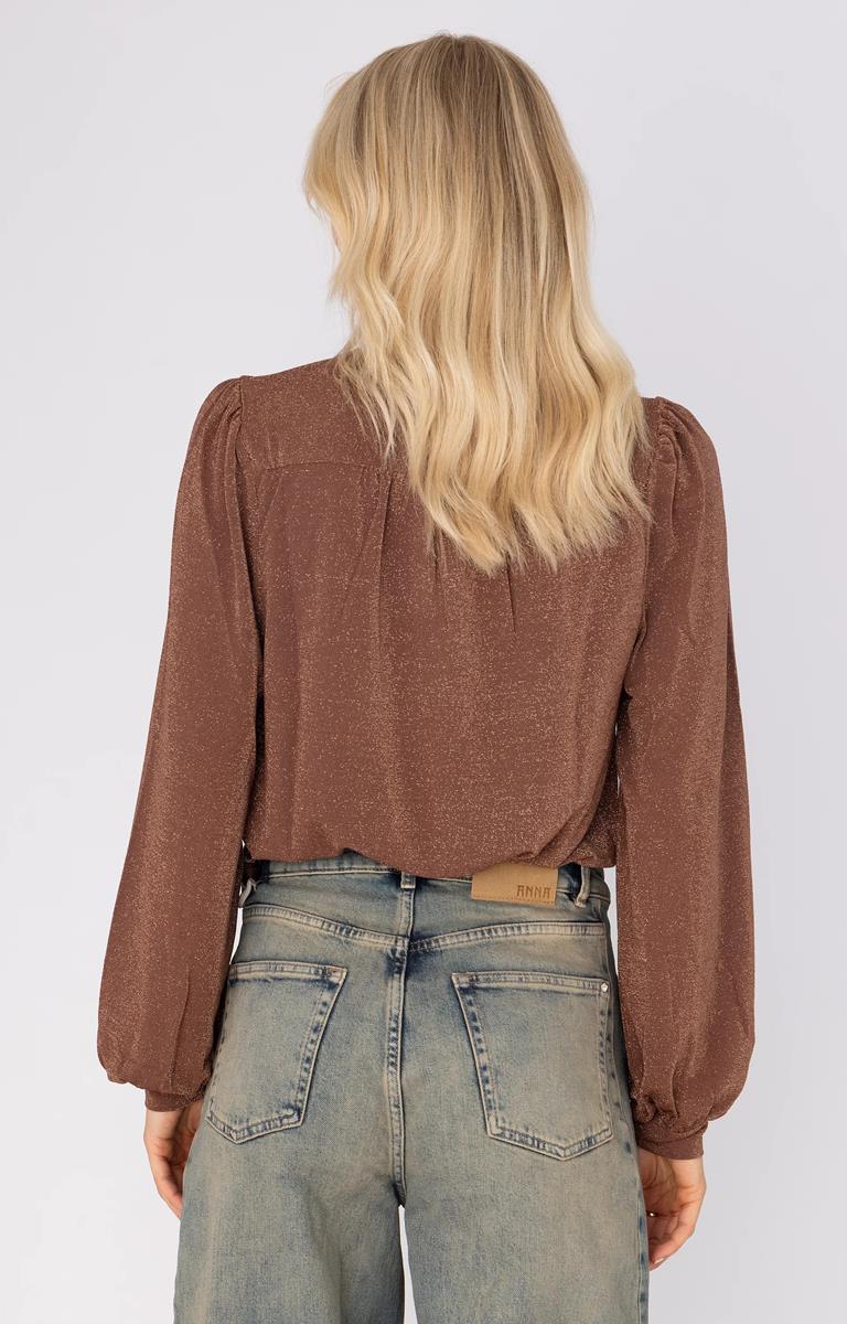 Anna Blouse 26a05-03463-2 Bruin 3