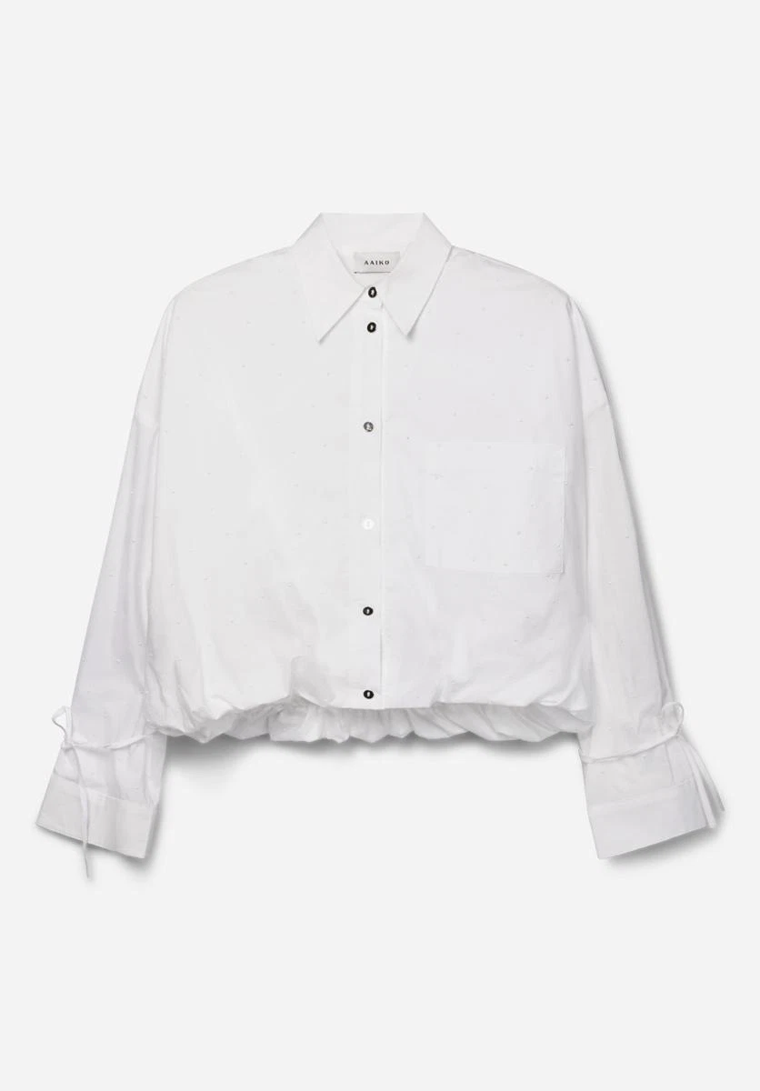 Aaiko Blouse MIKKIE STRASS CO Off-White 1