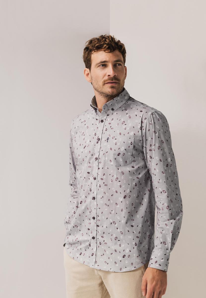 State of Art Overhemd 214-25907 Grijs 1
