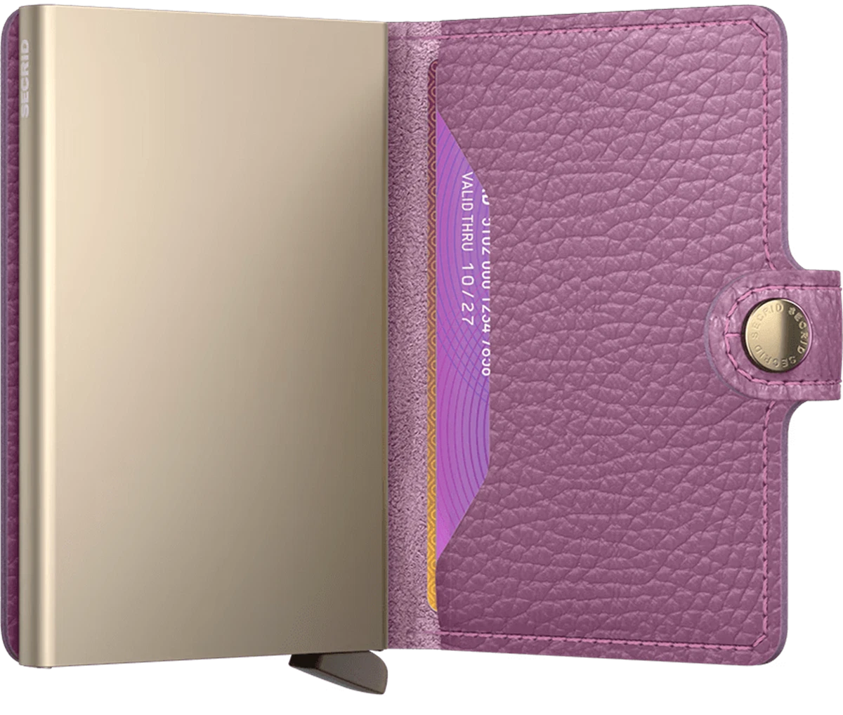Secrid Miniwallet Pebble Orchid Paars 2