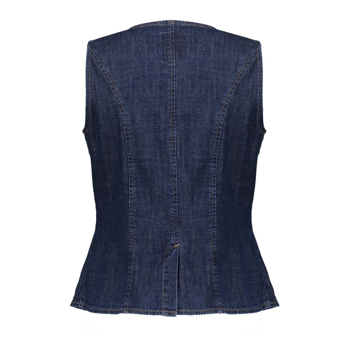 Geisha Gilet 65138-10 Blauw 4