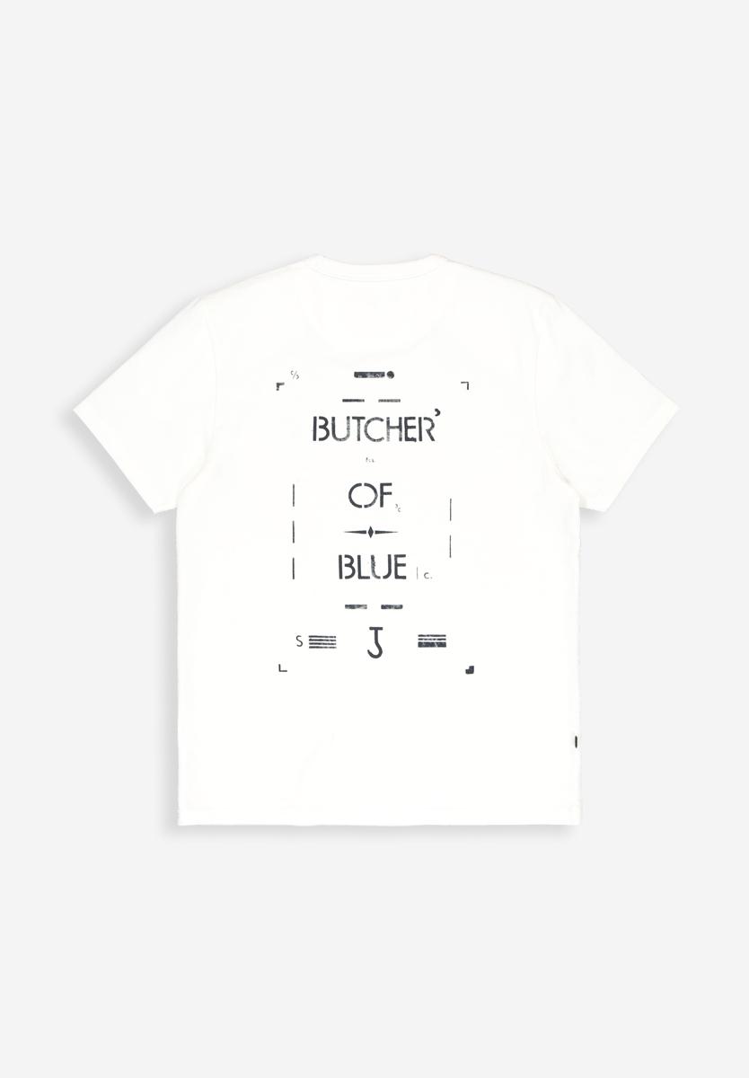 Butcher of Blue T-Shirt Stencil  Wit 4