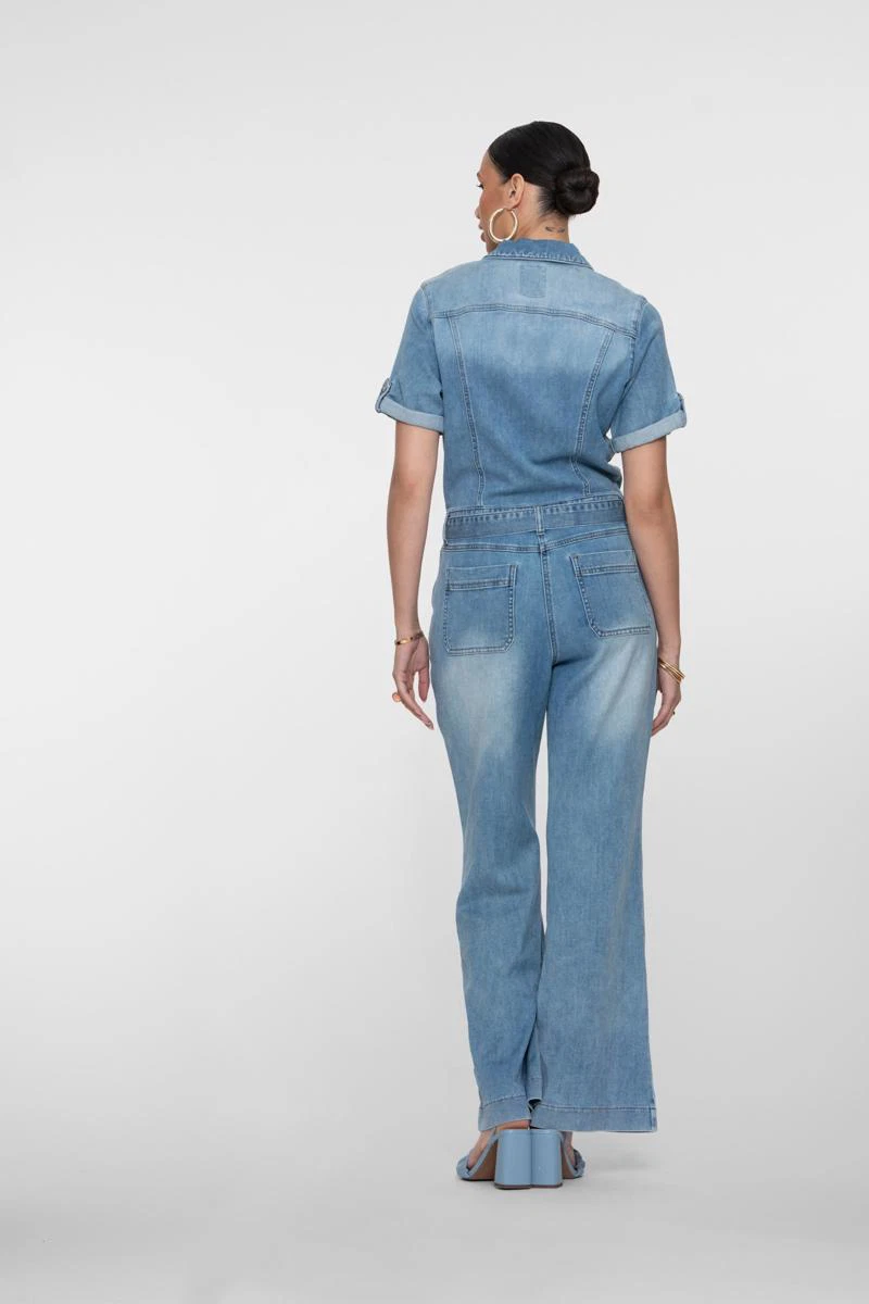 Geisha Jumpsuit 61047-10 Blauw 3