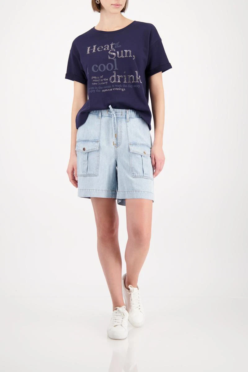 Monari T-Shirt 410974 Blauw 3