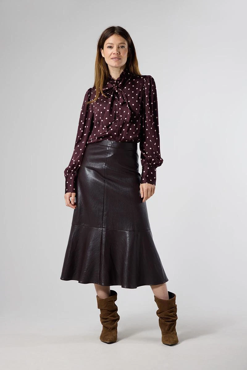 Label DOT Blouse 2621036 Paars 5