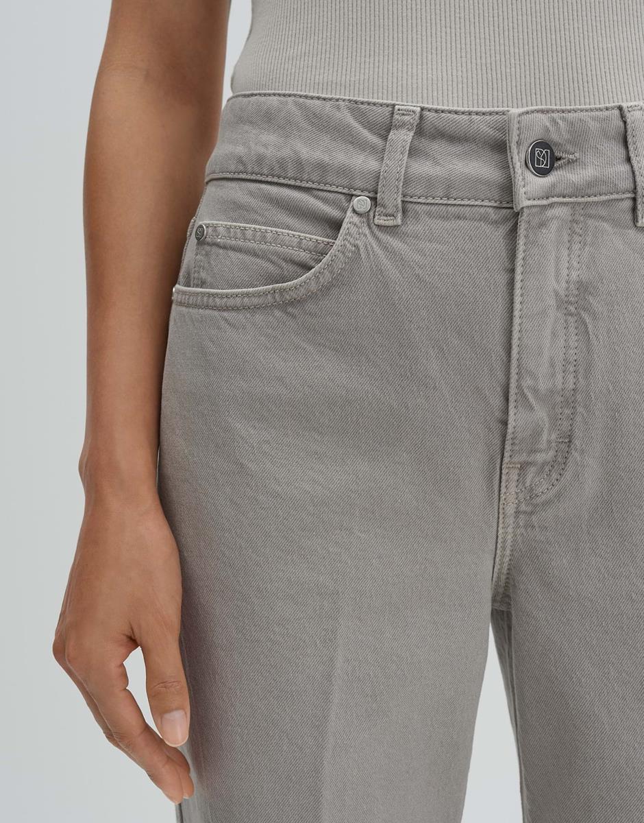 SOMEDAY Jeans Corah turn up sleek Grijs 4