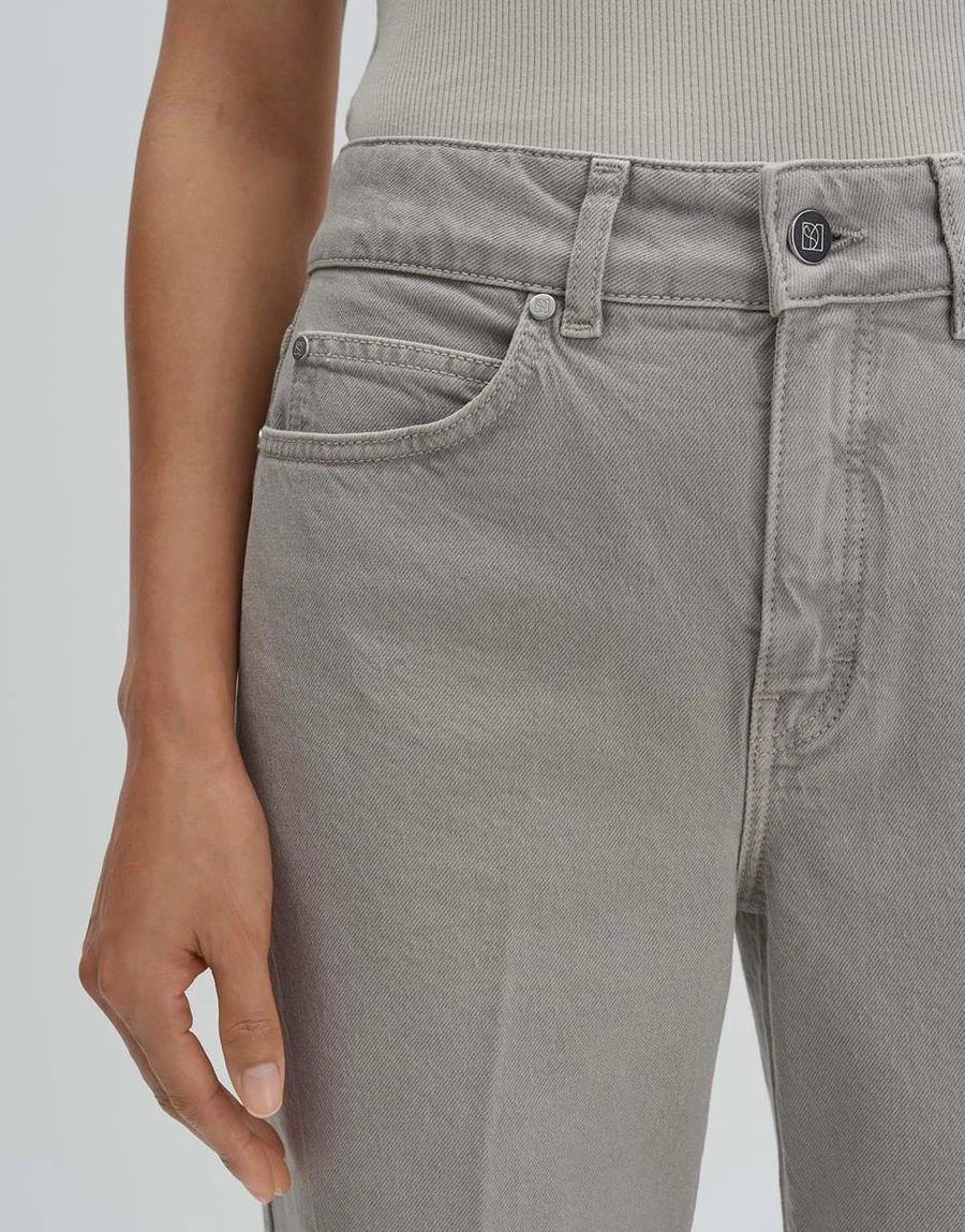 SOMEDAY Jeans Corah turn up sleek Grijs 4