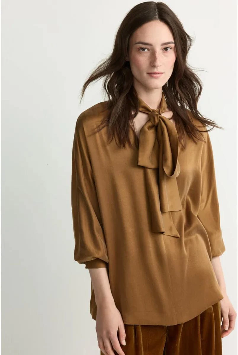 Xandres Blouse Havanna Geel 1
