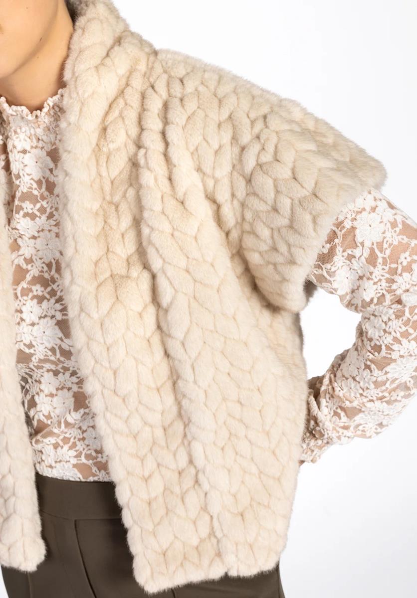 Aaiko Gilet Amala Beige 3