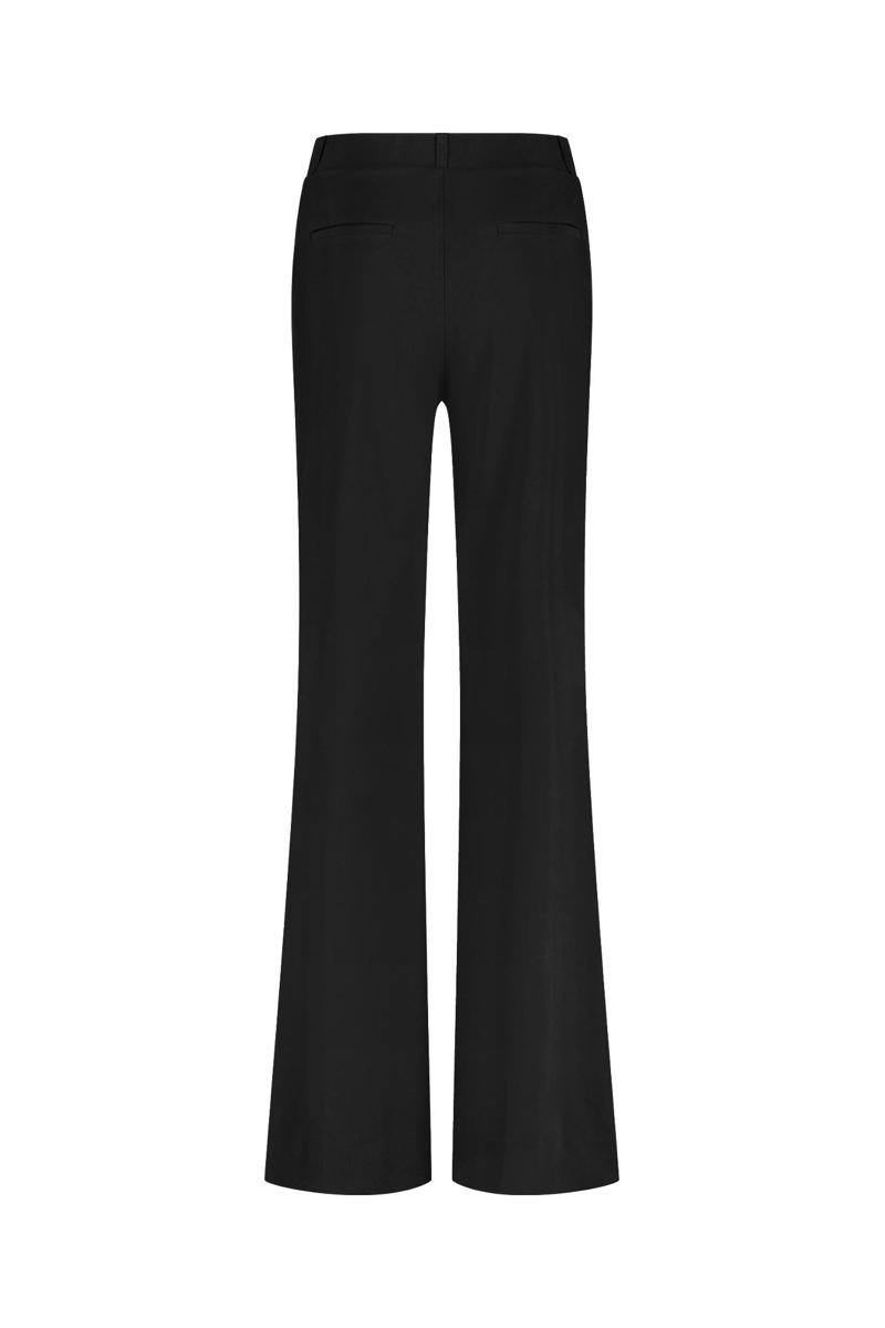 Studio Anneloes Pantalon Lexie Bonded Long Zwart 4