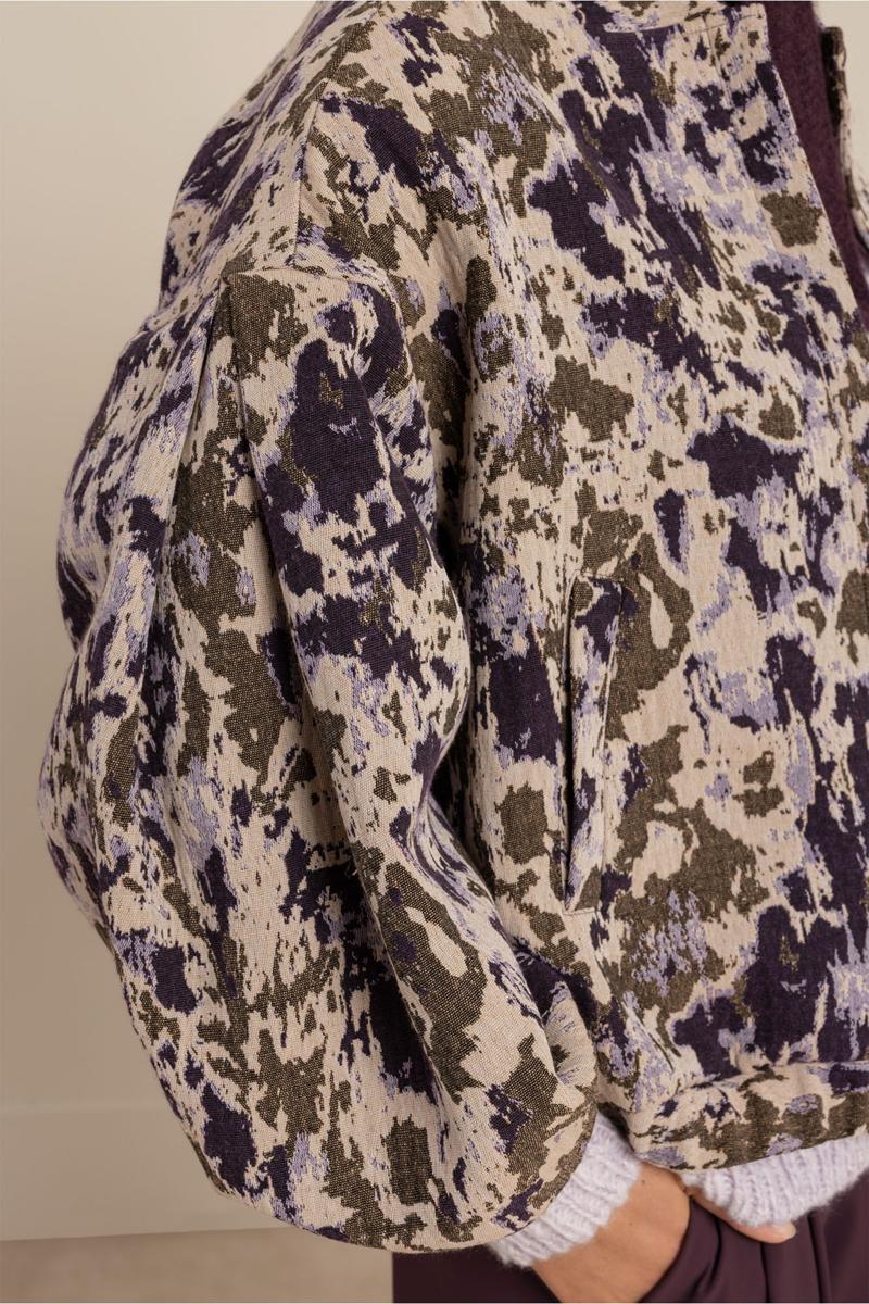 Studio Anneloes Blazer Tina Bomber Paars 4