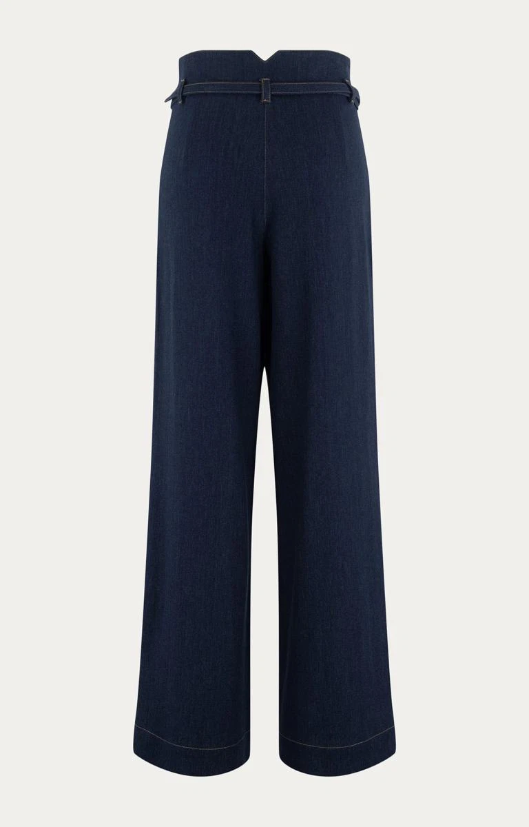 Anna Pantalon 32a02-03434-1 Blauw 2