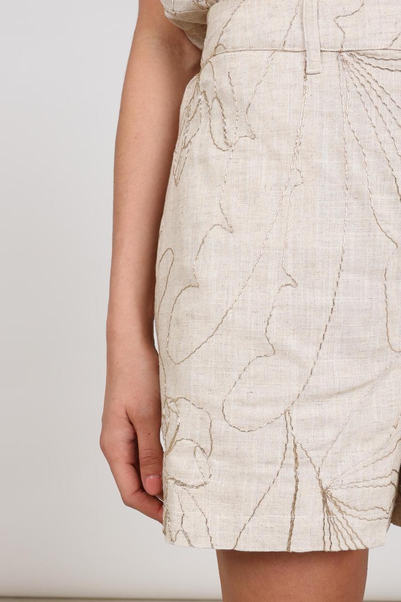 NUKUS Short Dagmar Beige 5