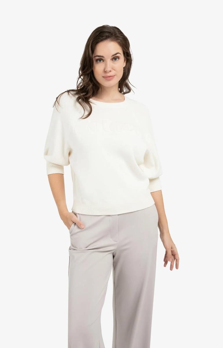 YAYA Sweater 01-000563-603 Off-White 1