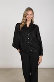 NUKUS Blouse NKF02259 Zwart 2