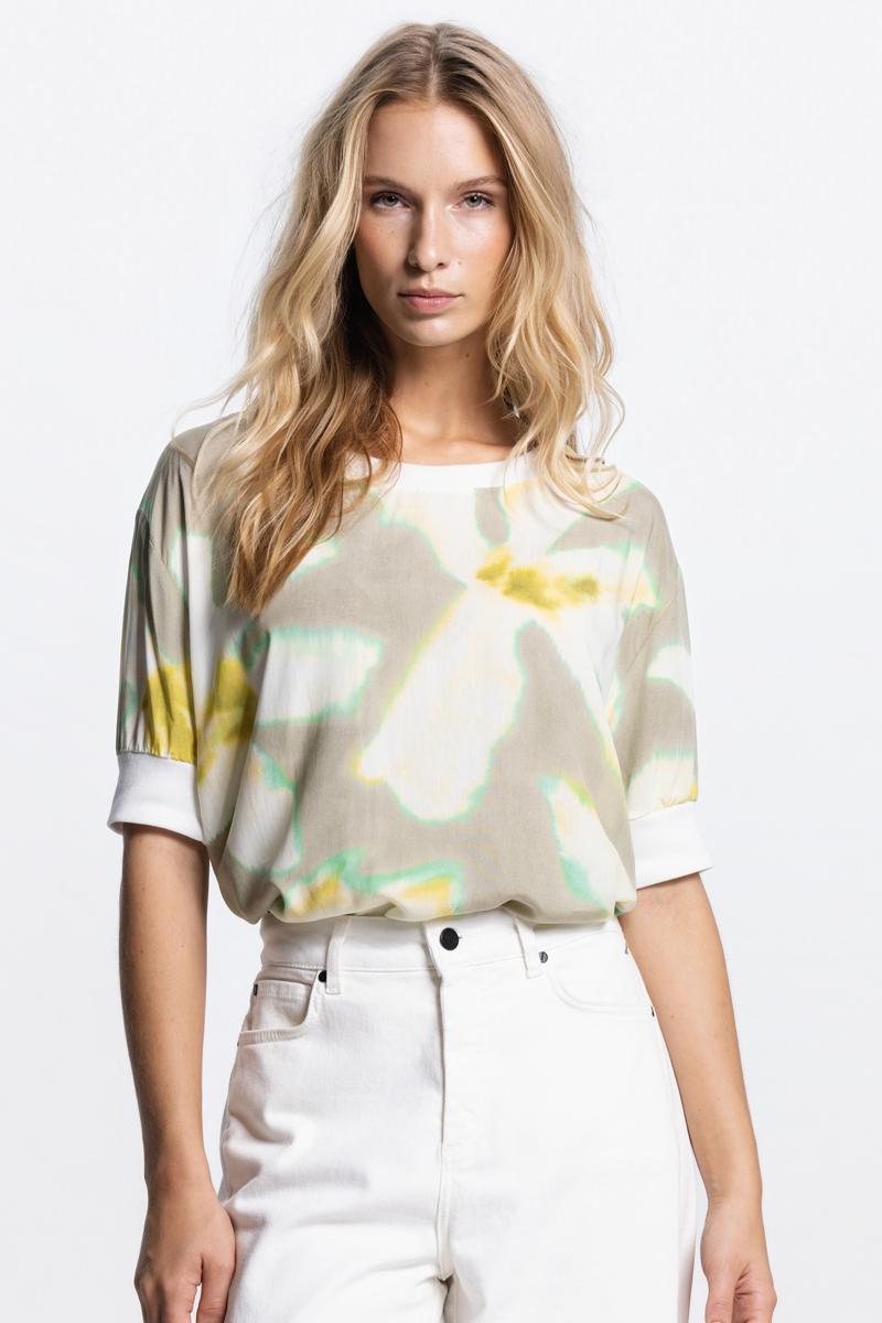 Jansen Amsterdam Blouse Raven Groen 1