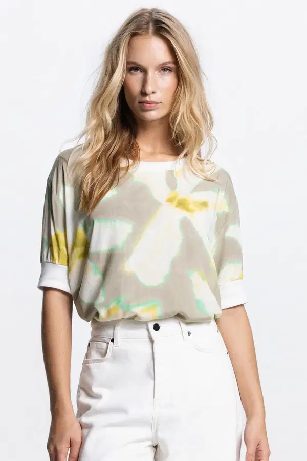 Jansen Amsterdam Blouse Raven Groen 1