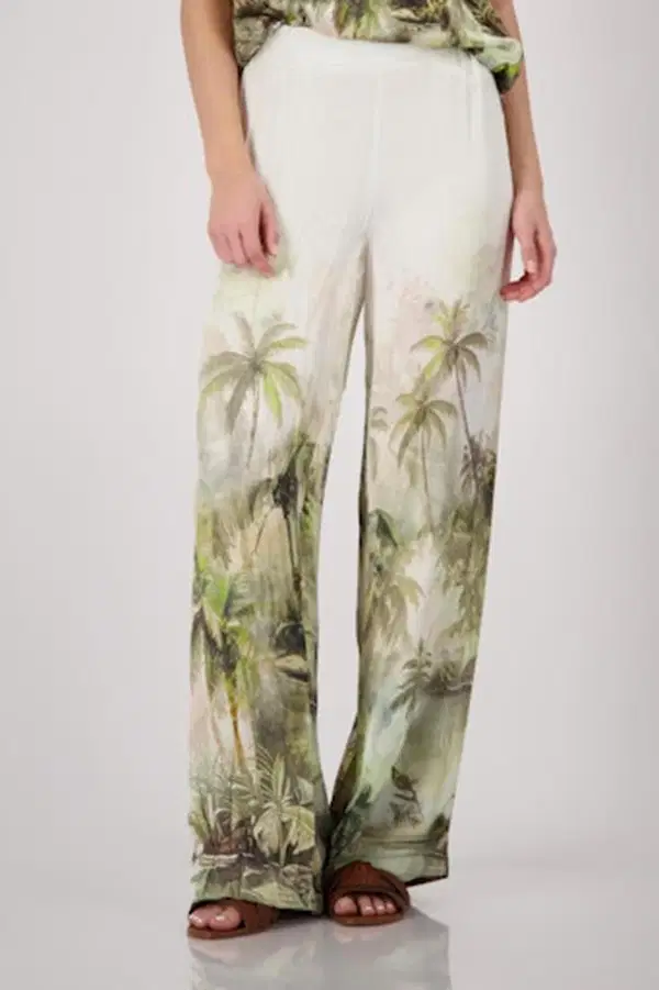 Monari Pantalon 410951 Groen 1