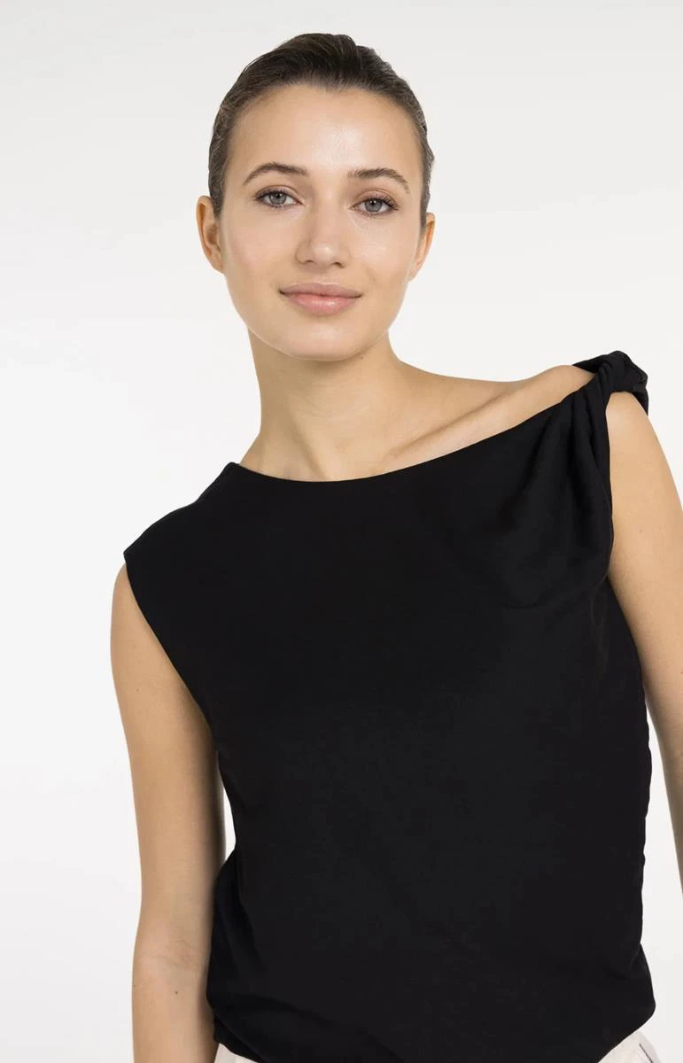 YAYA Top 01-709376-605 Zwart 5