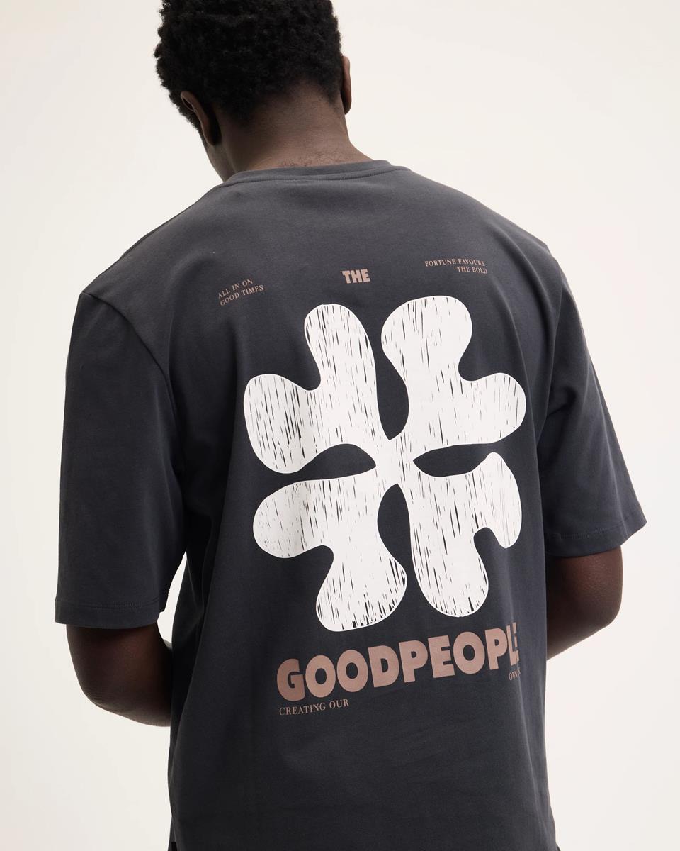 The GoodPeople T-Shirt Tex Grijs 6