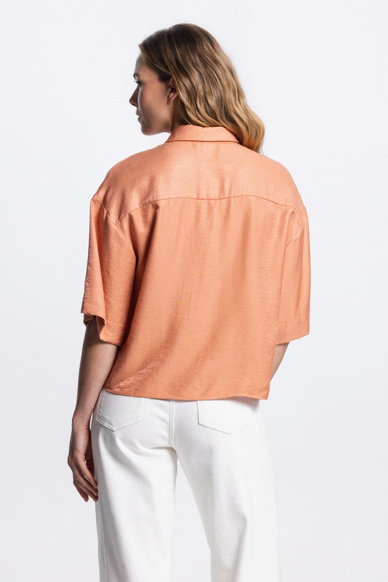 Jansen Amsterdam Blouse Pia Oranje 3