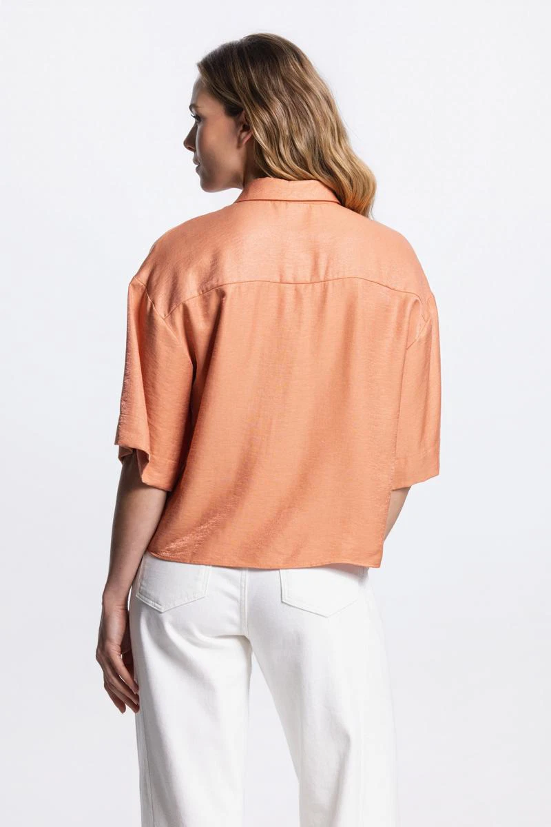 Jansen Amsterdam Blouse Pia Oranje 3