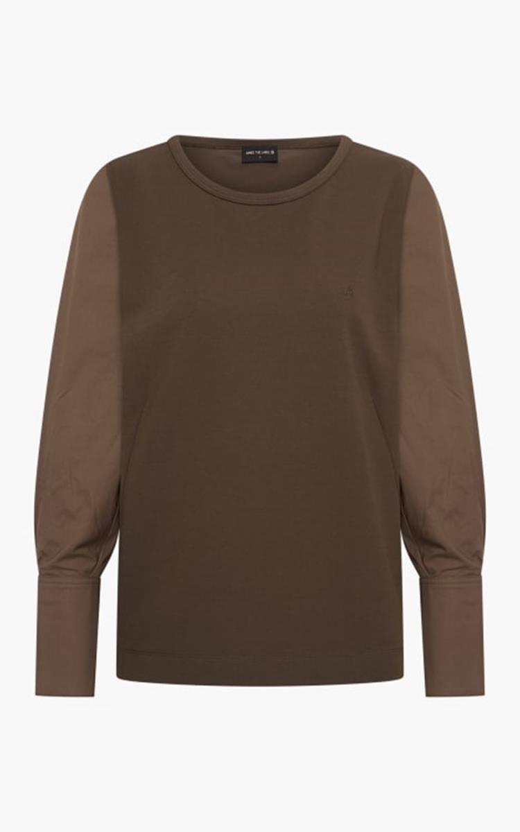 Aimée the Label T-Shirt Hayes Bruin 1