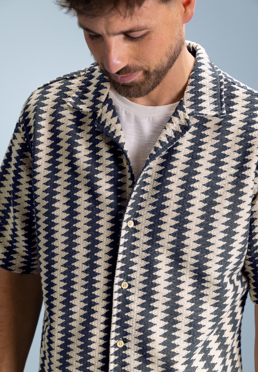 BlueFields Overhemd 26236043 Blauw 6