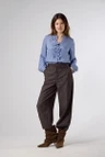 Label DOT Blouse 2621042 Blauw 4