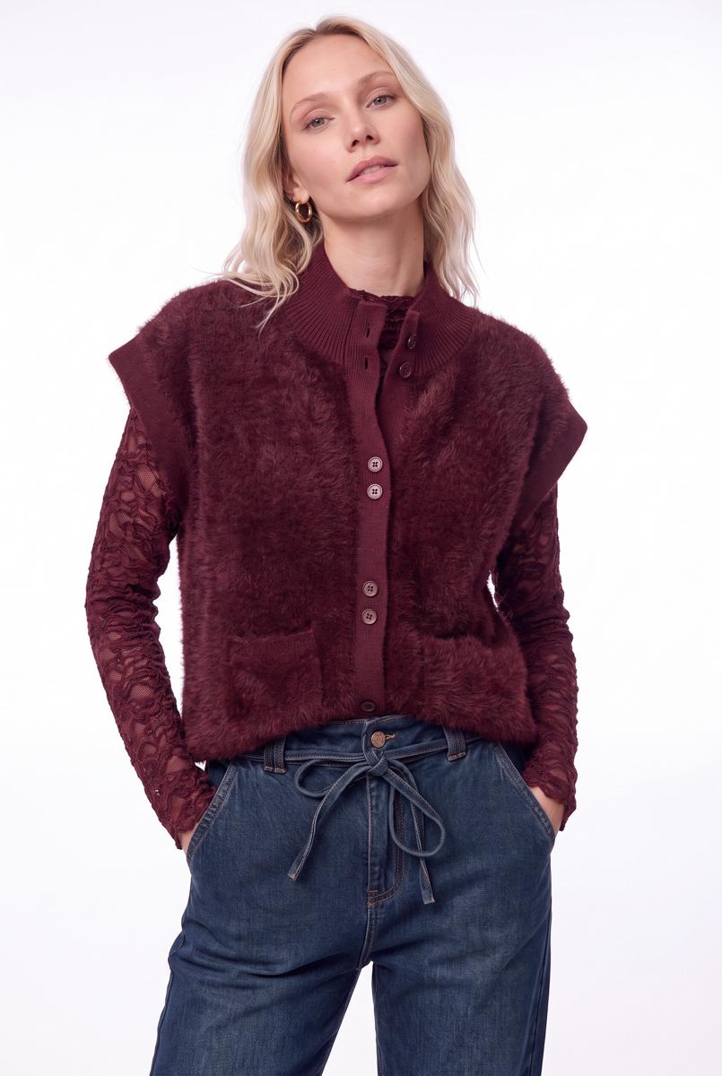 Florèz Vest CR0767 Paars 1