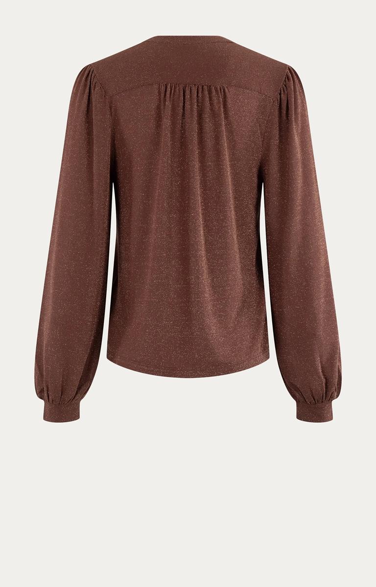 Anna Blouse 26a05-03463-2 Bruin 4