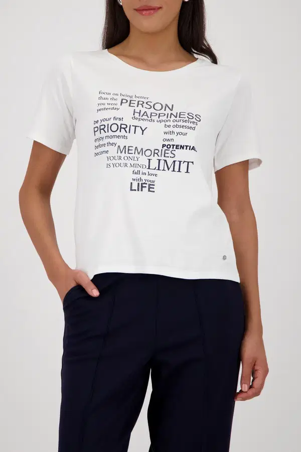 Monari T-Shirt 410466 Wit 1