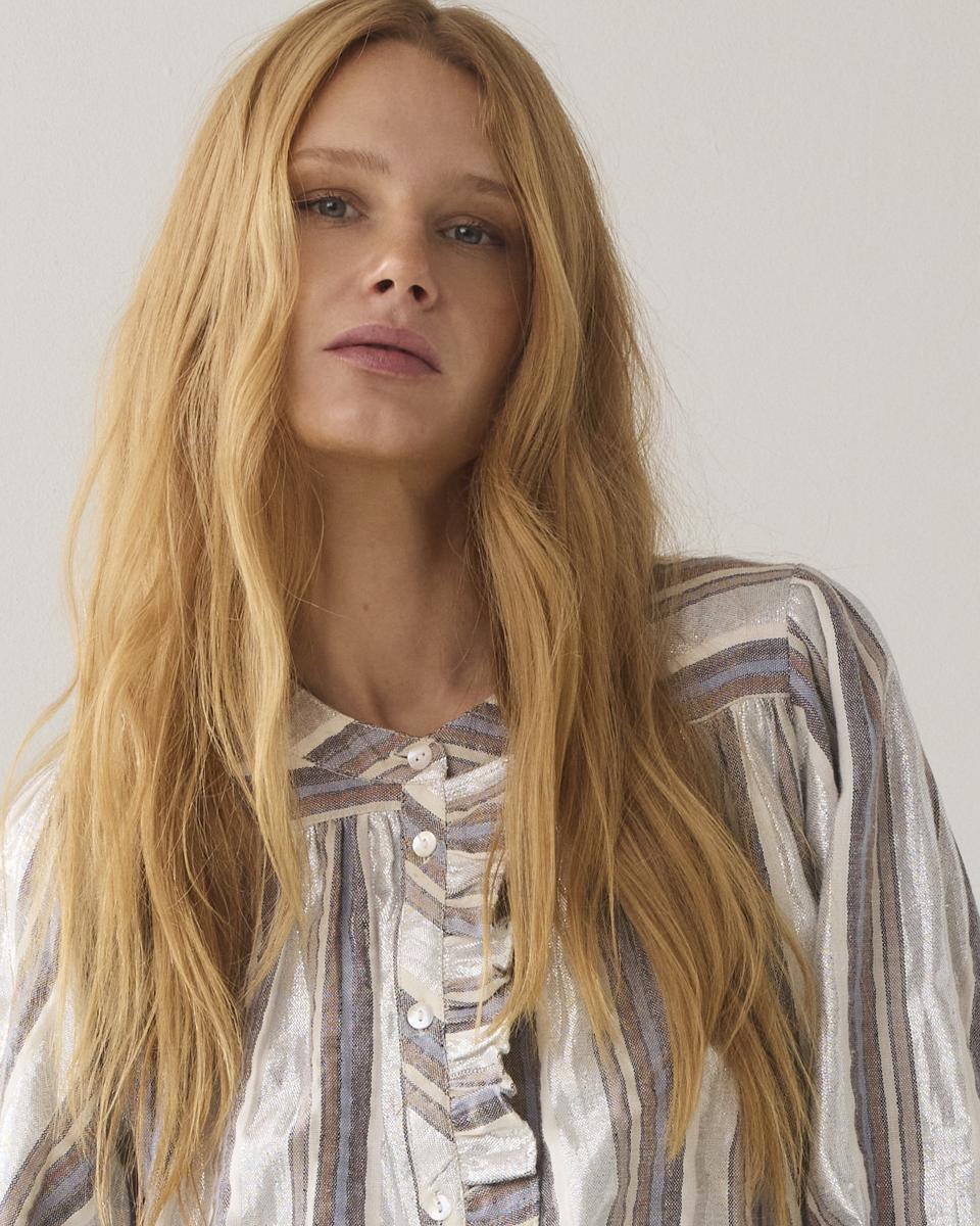 Summum Blouse 2s3416-12422 Zilver 4