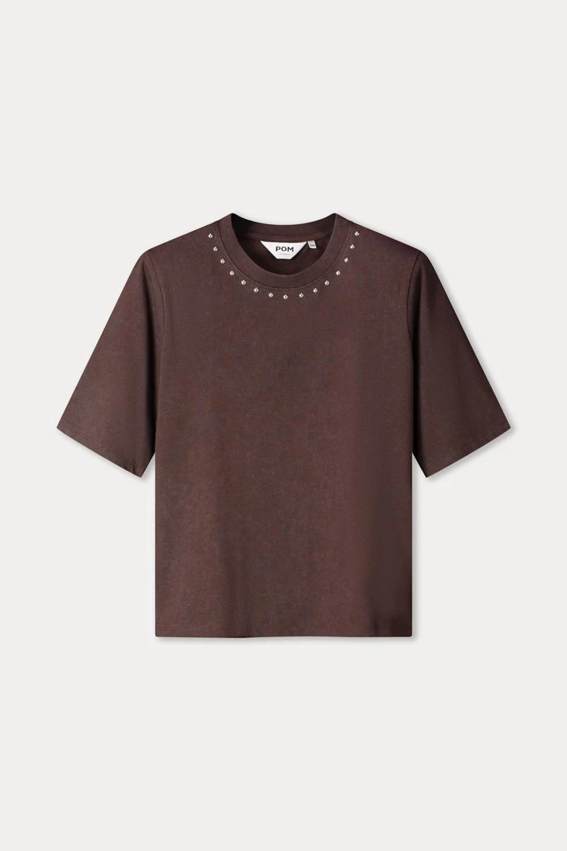 POM Amsterdam T-Shirt SP9720 Bruin 1
