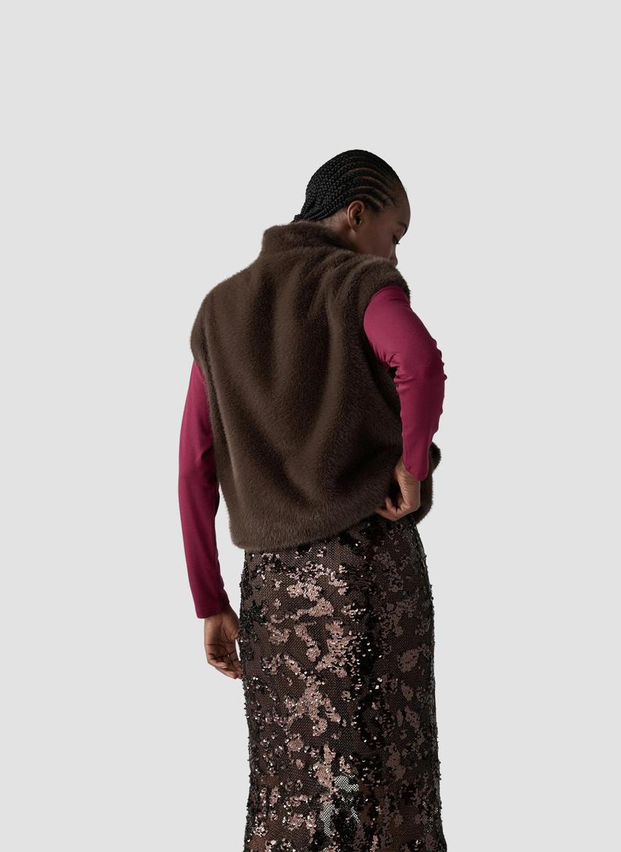 Le Comte Gilet 55-624071 Bruin 3