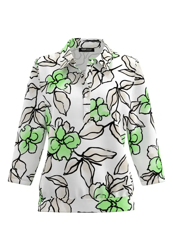 Frank Walder Blouse 601407 Groen 1