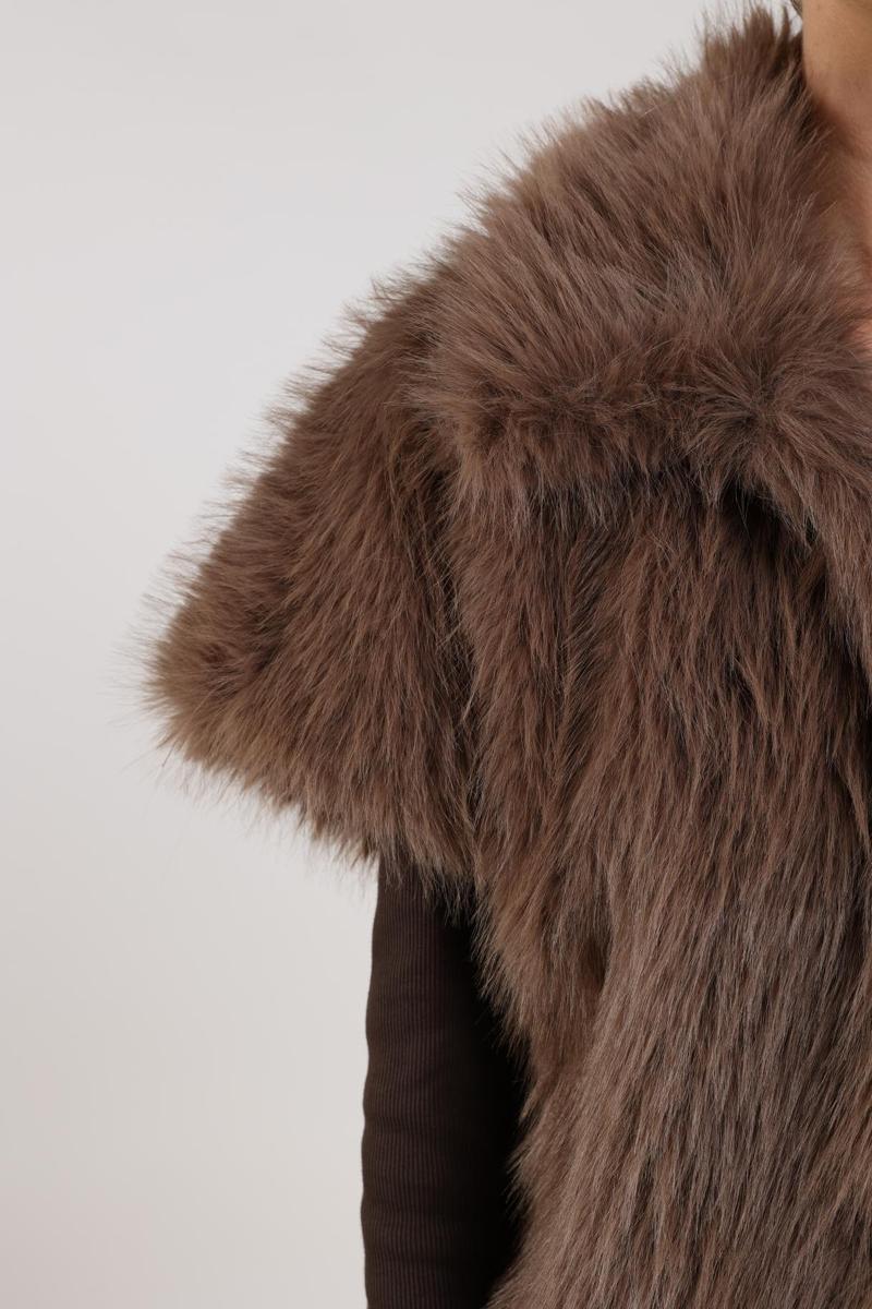 NUKUS Bodywarmer NKF08002 Bruin 5