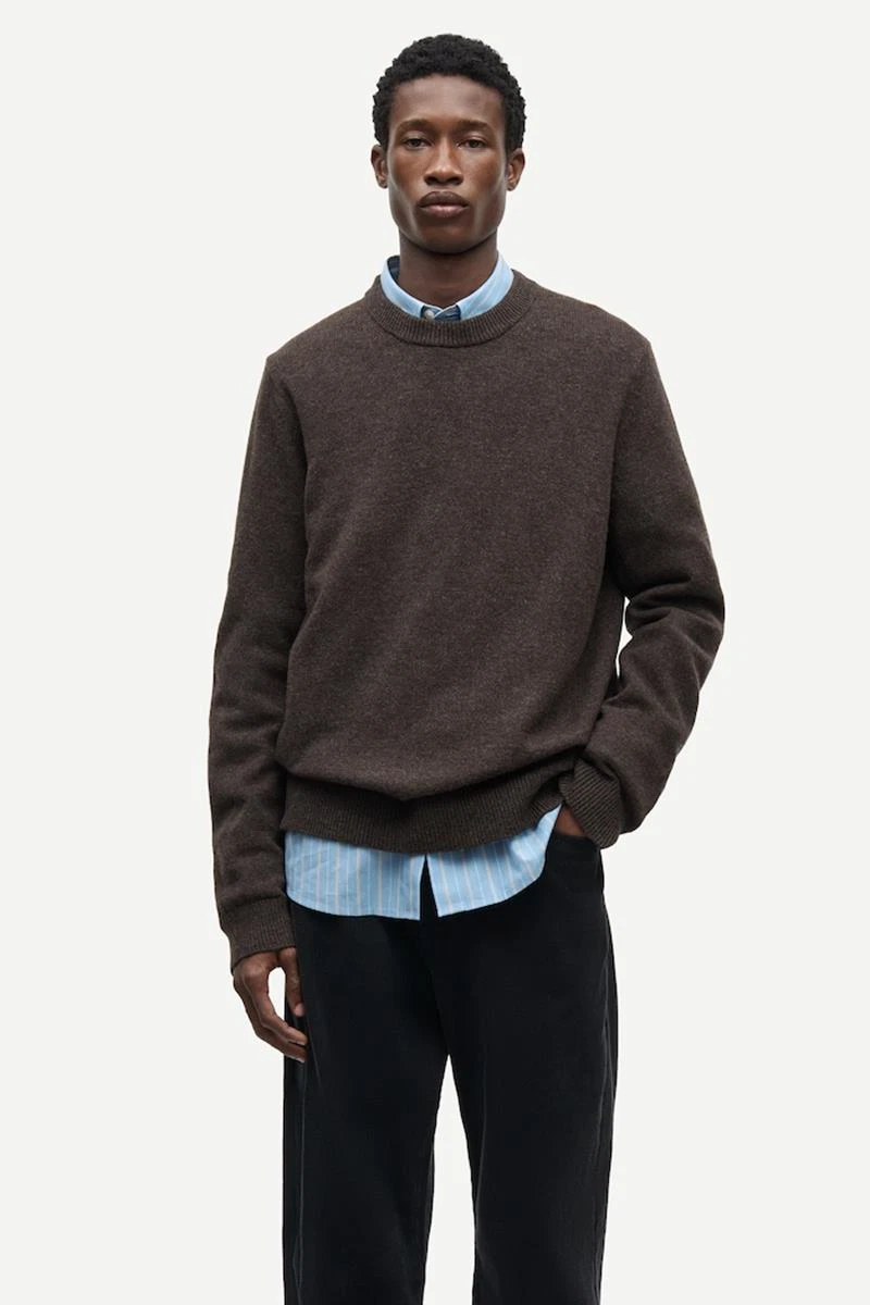 Samsøe Samsøe Sweater Isak Bruin 1