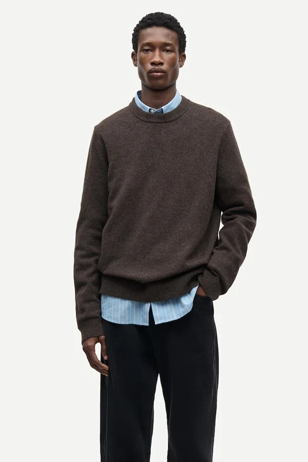 Samsøe Samsøe Sweater Isak Bruin 1
