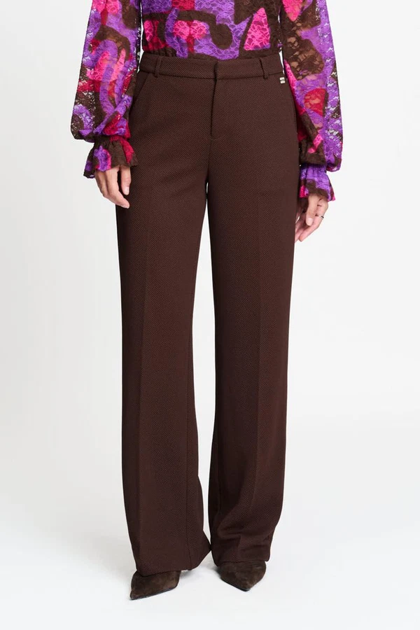 POM Amsterdam Pantalon SP9754 Bruin 1