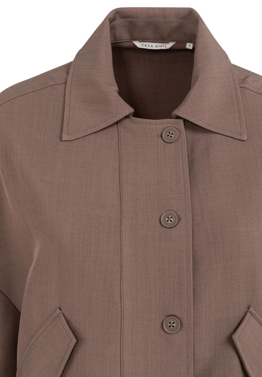 YAYA Blouse 01-201206-603 Taupe 4