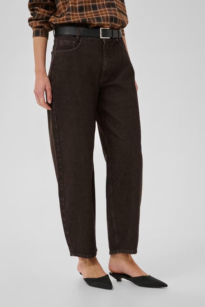 My Essential Wardrobe Pantalon Lance Bruin 1