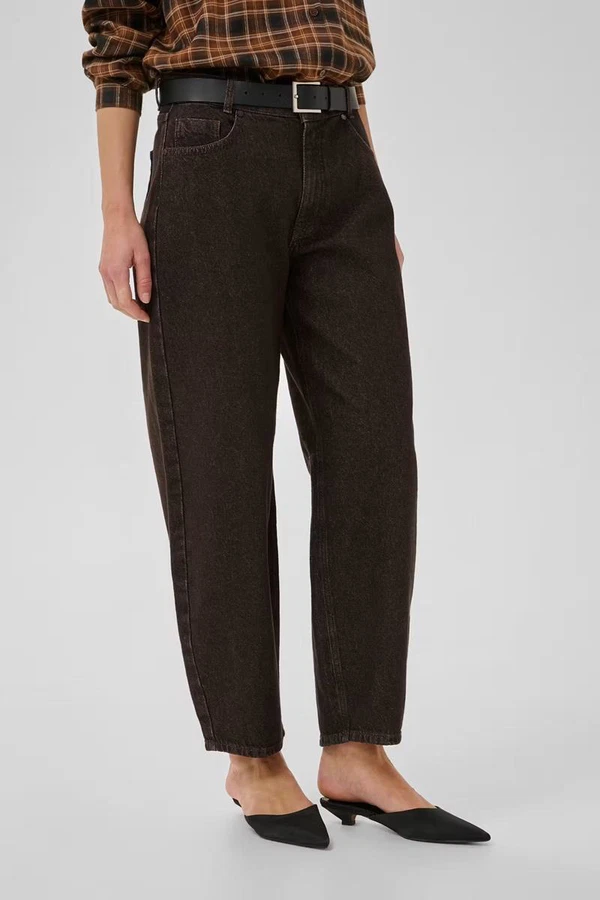 My Essential Wardrobe Pantalon Lance Bruin 1