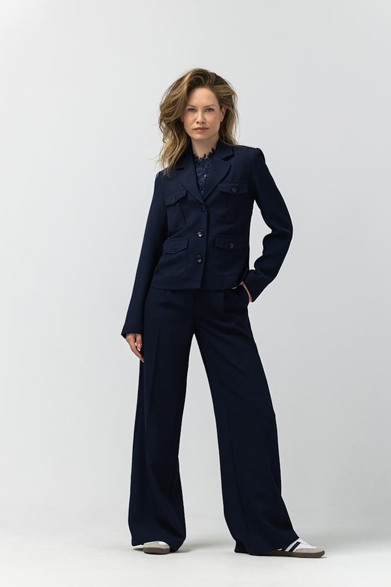 Label DOT Blazer Davina Blauw 4