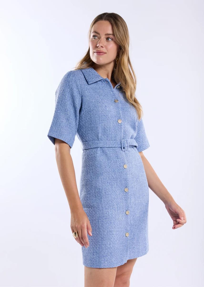 Freebird Jurk Dean Blauw 1