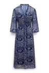 Label DOT Jurk Safye Blauw 2