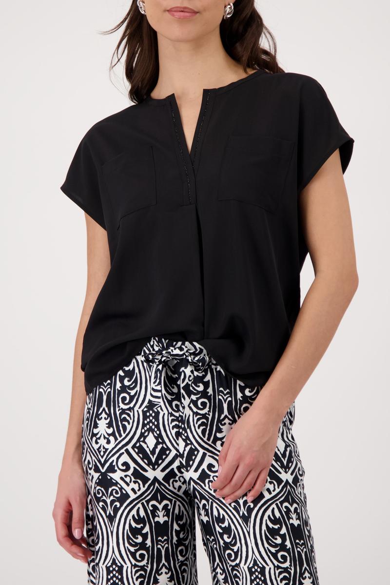 Monari T-shirt 410766 Zwart 1