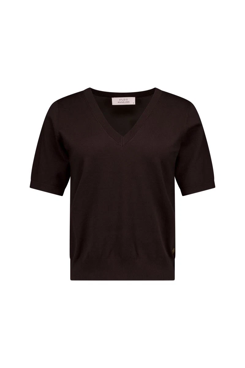 Studio Anneloes Trui Truida pullover Bruin 2